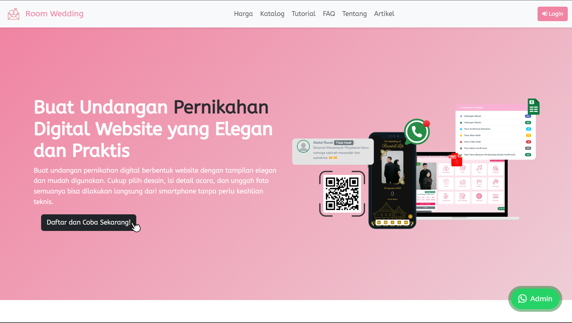 Room Wedding: Platform Undangan Digital Modern dengan Fitur Lengkap